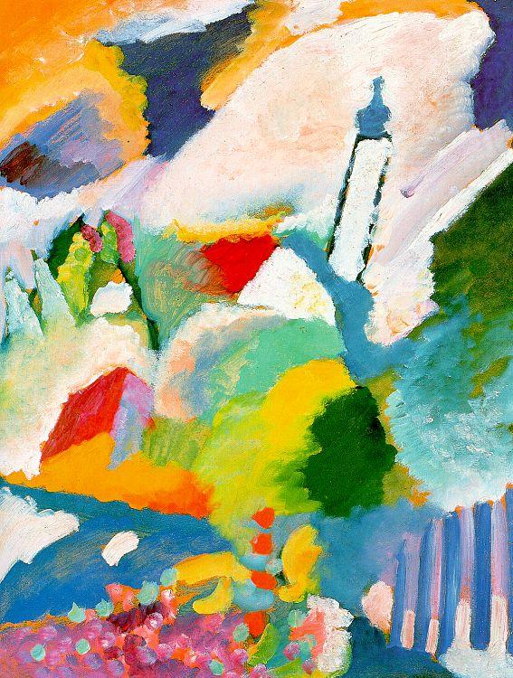 Wassily Kandinsky Church in Marnau oil painting picture